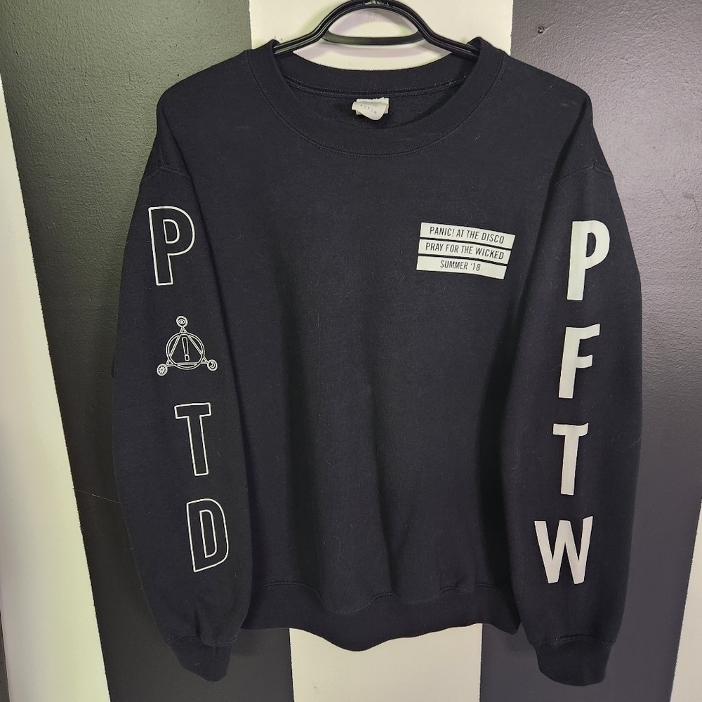 Panic at the disco crew neck oversized